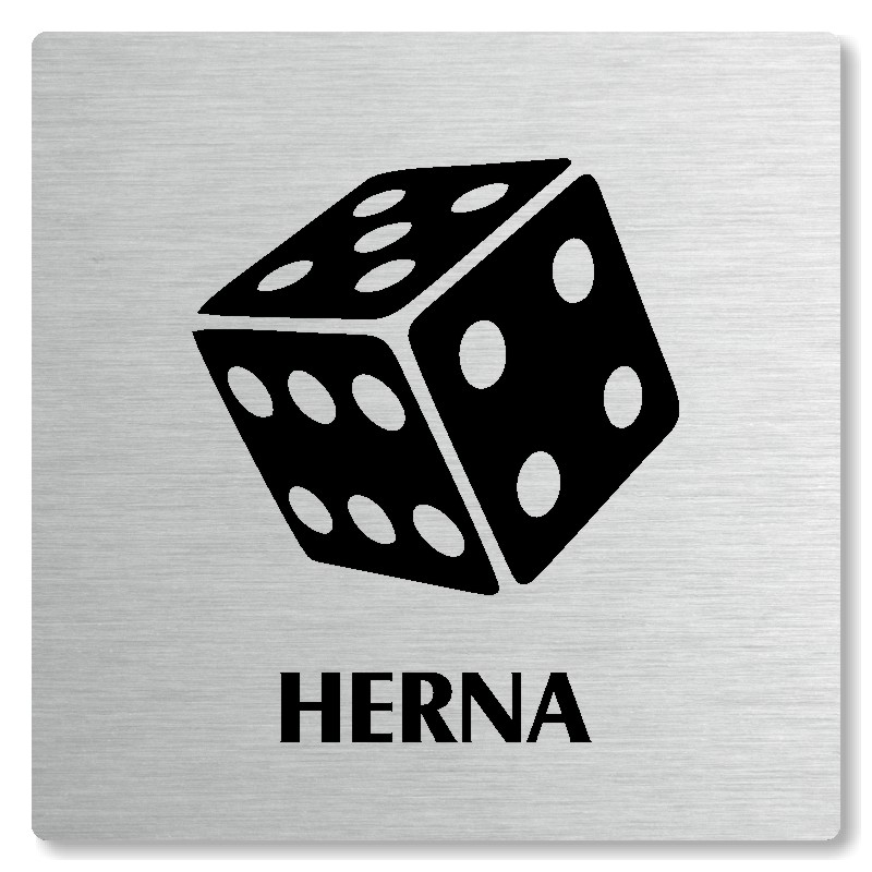 Herna, 148x148mm, stříbrná, Nevada